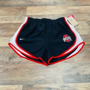 NEW Nike Black and Red Athletic Shorts with Elastic Waistband